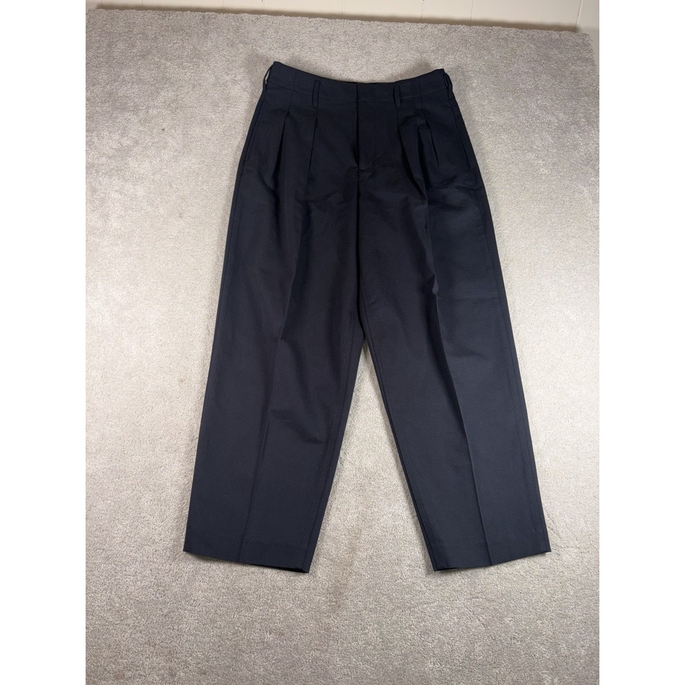 MADEWELL Black Pleated High Rise Carrot Pants Sz 6 NWT